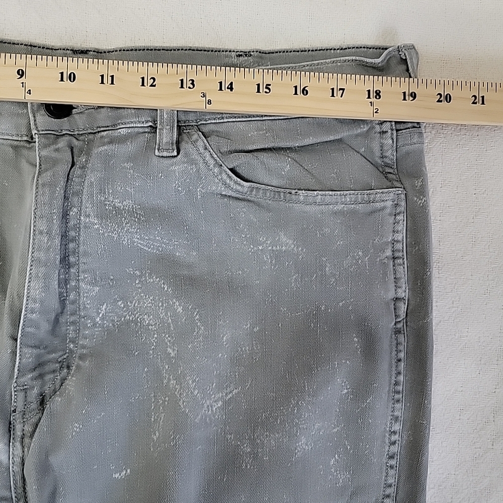 Levis 541 Athletic Taper Jeans Straight Mens 38x30 Gray Mid Rise Stretch EUC - Picture 7 of 10